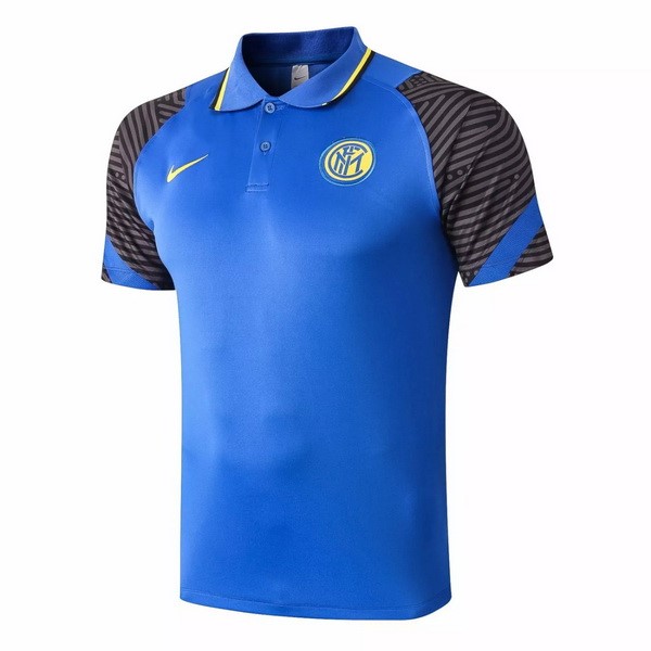 Polo Football Inter Milan 2020-21 Bleu